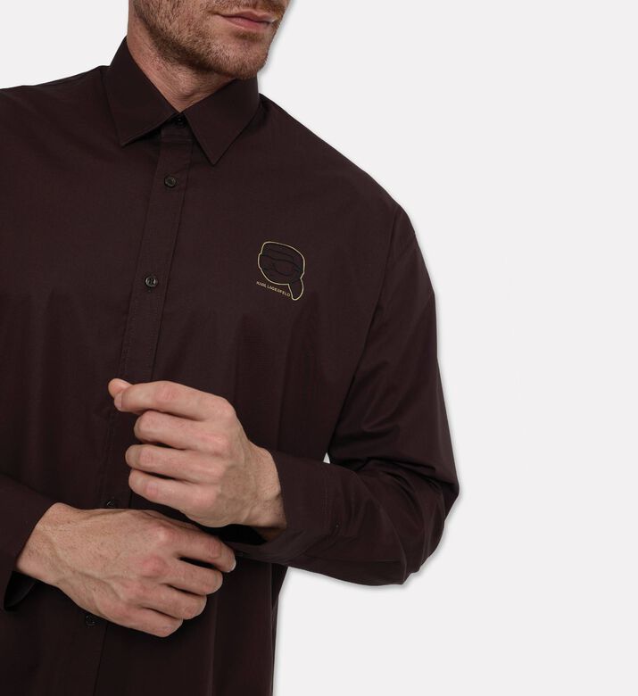 Karl Lagerfeld Ikonic Karl-motif Shirt, Model View