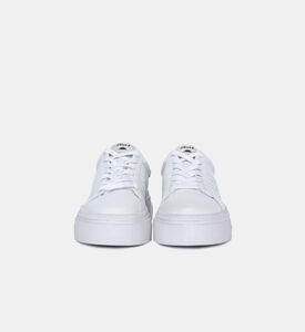 Santana Leather Perforated-logo Sneakers Santana Leather Perforated-logo Sneakers