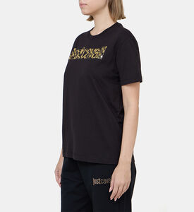 Cotton Animal Logo-print T-shirt