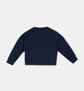 Cotton Cat-print Sweatshirt Cotton Cat-print Sweatshirt