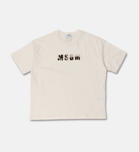 MSGM Minimal Logo Crewneck T-shirt, Packshot View