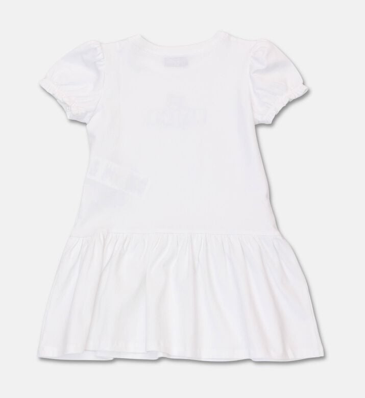 Moschino BKT Ruffled Peplum Hem Printed Dress, Packshot View