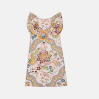 Short-sleeve Floral Dress