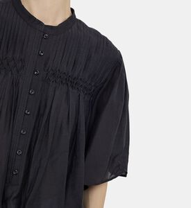 بلوزة ديستني قطن فوال مكشكشة