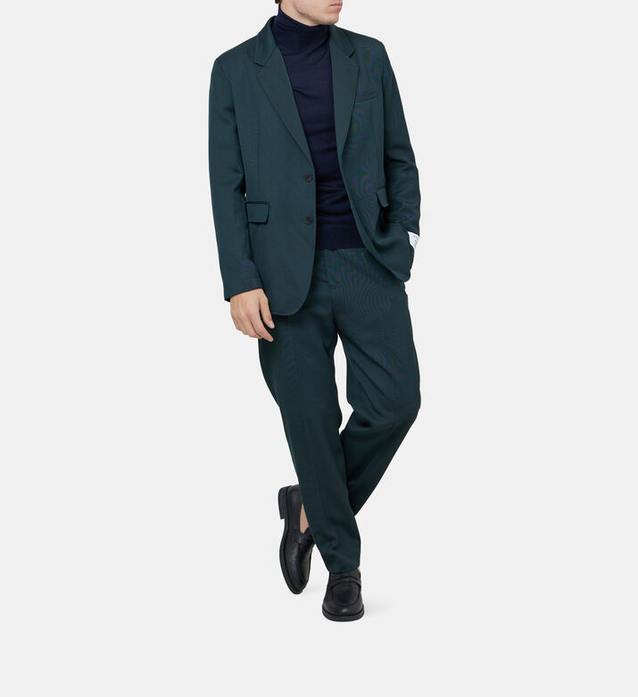Plane Suiting Wool Blend Jacket