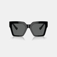 Butterfly-shape Gold-toned Emblem Sunglasses 54