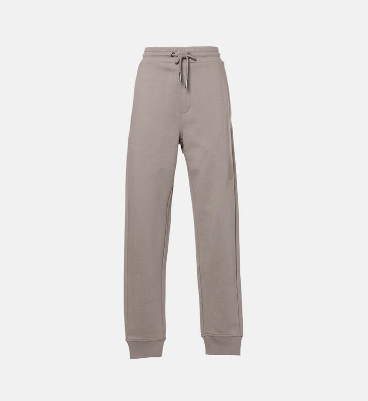 Cotton Structured Embroidered Joggers