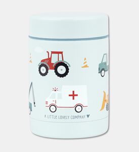 A Little Lovely Company Food Jar 300ml - Vehicles, Packshot View