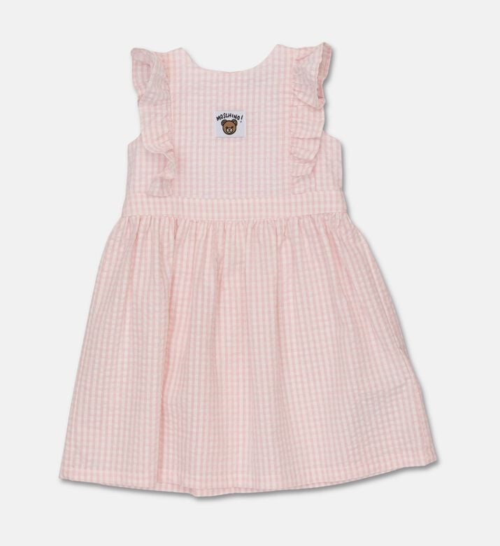 Moschino BKT Gingham Ruffle Trim Sun Dress, Packshot View