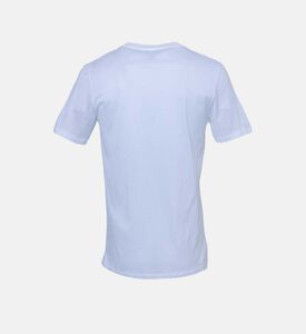 Cotton Sporty V-neck T-shirt