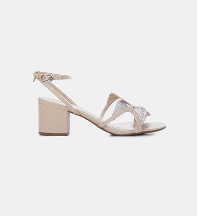 Rhinestone Embellished Sandals