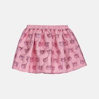 Baby Teddy Bear-print Mini Skirt