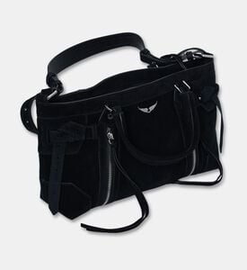 Zadig et Voltaire Bag Madison Suede, Black, Packshot View