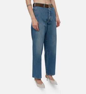 Plan C Regular-fit Denim Pants, Model View