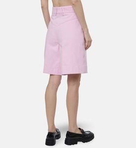 Patou High-waisted Bermuda Shorts, Model View