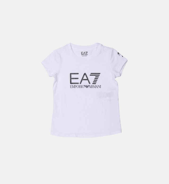 Cotton Round-neck Logo-print Top