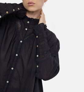 Mes Demoiselles Shirt, Black, 40, Model View
