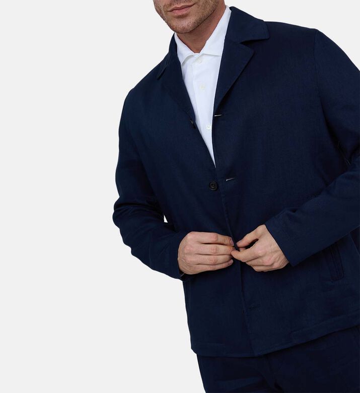 أوفر شيرت من كتان ومخير