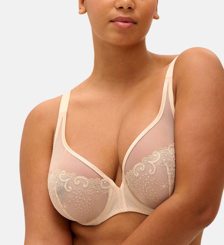 Full-cup Underwired Embroidered Bra