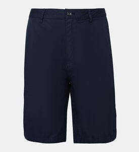 Scotch and Soda Garment-dyed Cotton Chino Shorts, Navy, 36, Packshot View