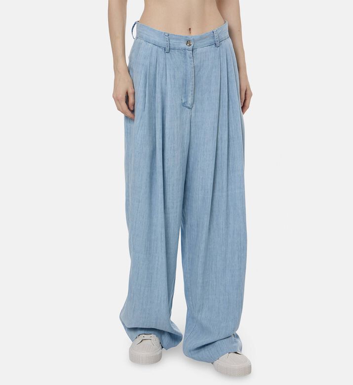 Mes Demoiselles High-waisted Wide-leg Pants, Model View