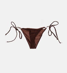 قطعة بيكيني سفلية كروشيه برباط جانبي