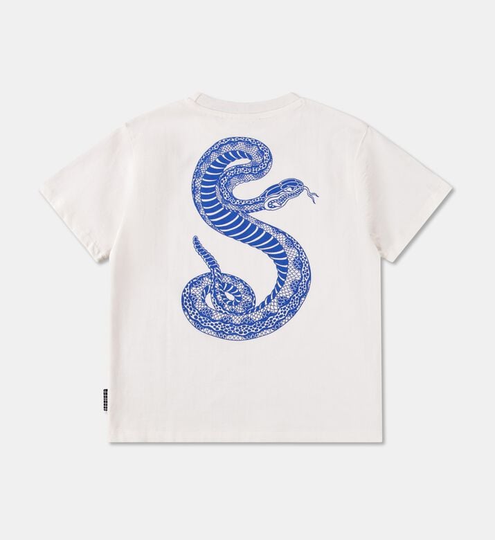 Molo Rodney Blue Snake Short-sleeve T-shirt, Packshot View