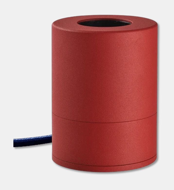 Message in the Bulb Pop Lamp Base Red Cable, Red, Packshot View