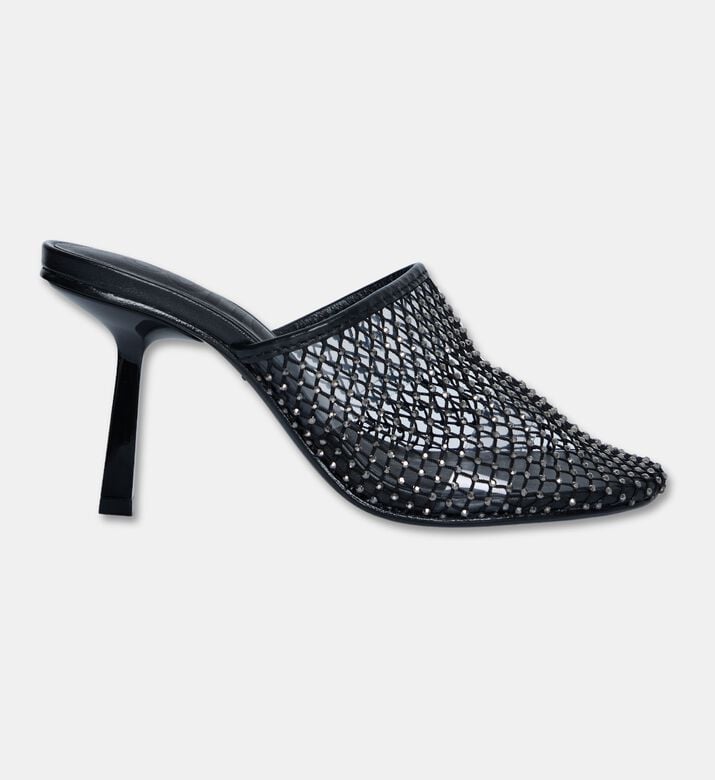 Schutz Crystal Mesh Mule Sandal, Packshot View