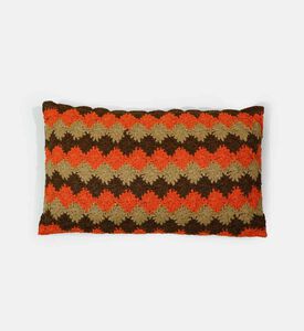 Home Deco and More Rico Cotton Rectangular Cushion, Packshot View