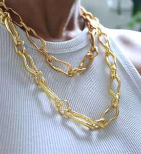 Ottoman Hands Large Chain Necklace, Packshot View