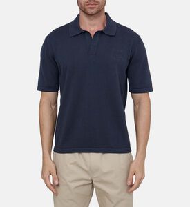 Fox Head Logo Open Collar Polo Shirt