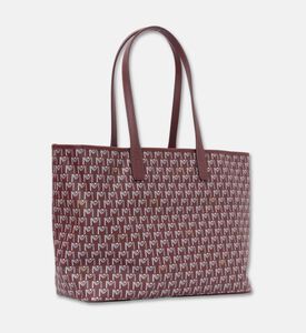 Maya.M Vegan Leather Medium Tote Bag, Burgundy, Packshot View