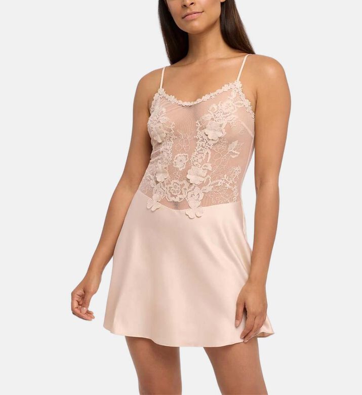 قميص بولي شارموز بتطريز ثلاثي الأبعاد