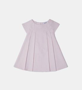 Rose Grape Flared Corduroy Dress