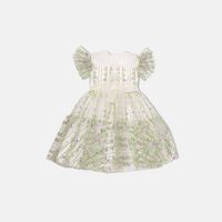 Embroidered Flower Off-shoulder Dress