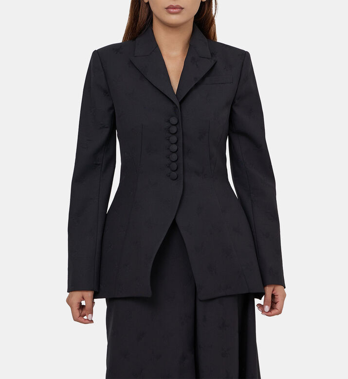 Single Breasted Jacquard Jacket Single Breasted Jacquard Jacket