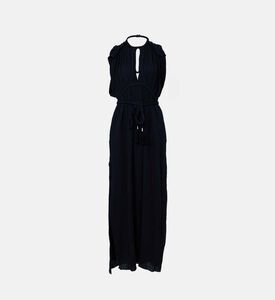 Joya Cotton Open Back Long Dress