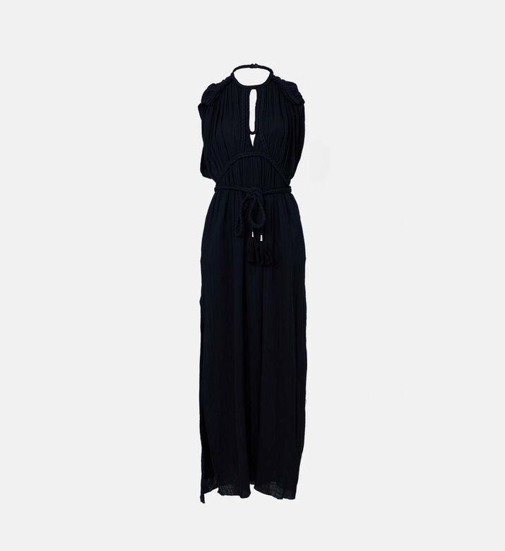 Joya Cotton Open Back Long Dress