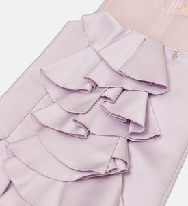 La Mia Bambina Ruffle Detail Sleeveless Flared Dress, Packshot View