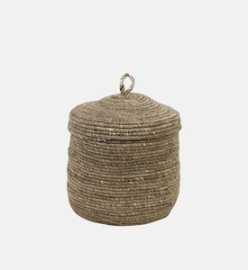 مجموعة تخزين سلة بغطاء من مانجالا