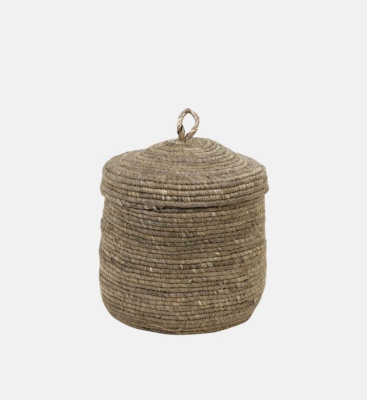 مجموعة تخزين سلة بغطاء من مانجالا