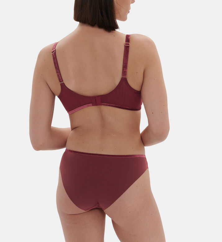 حمالة صدر سيناريو مطرزة بأزهار بكوب كامل