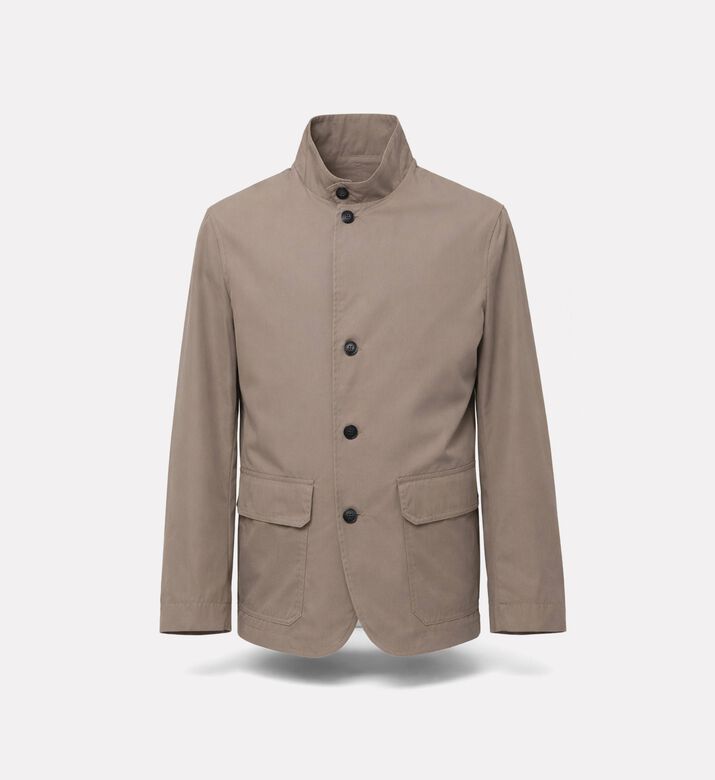 Hackett London Button Closure High Neck Jacket, Packshot View