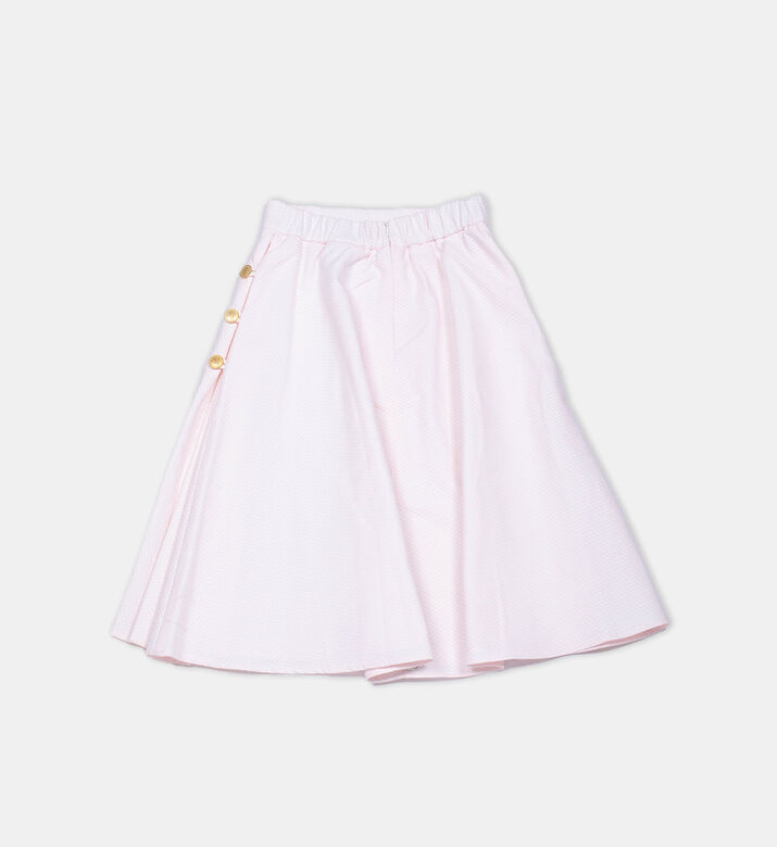 تنورة بوردة مبهجة للبنات الصغيرات