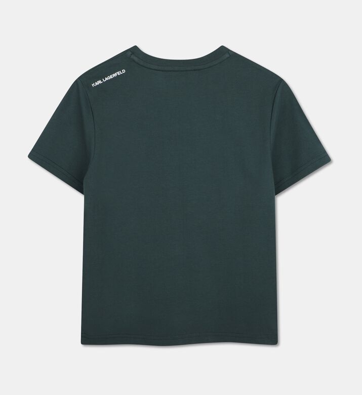 Karl Lagerfeld Short-sleeve Graphic Logo T-shirt, Packshot View