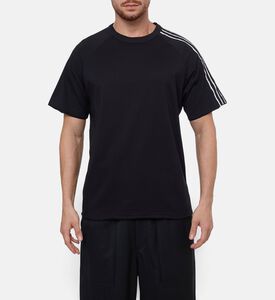 Y-3 Stripe-print Short-sleeve T-shirt, Model View