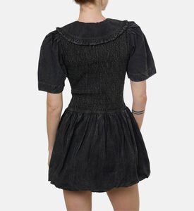Ganni Cotton Mini Bubble Dress, Model View