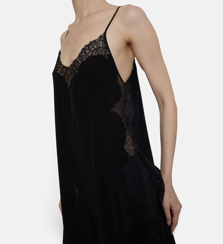 Mes Demoiselles Balma Silk Flared Dress, Model View