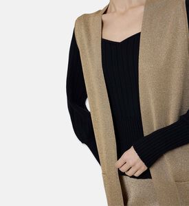 Luisa Spagnoli Oversized V-neck Vest, Model View